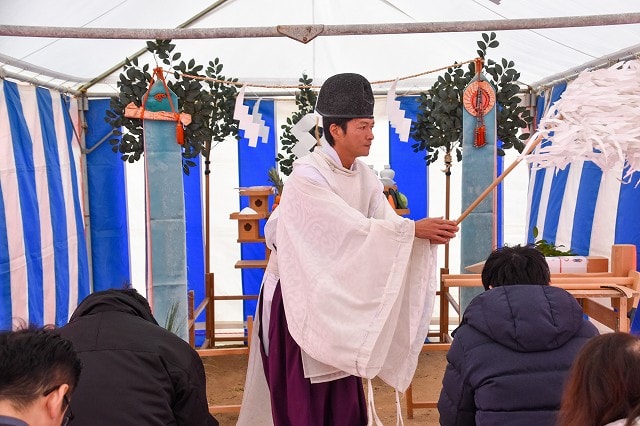 福岡県古賀市04　注文住宅建築現場リポート①　～地鎮祭～