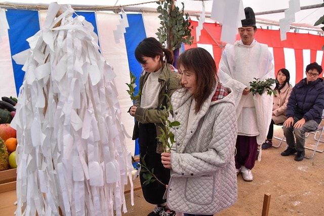 福岡県古賀市04　注文住宅建築現場リポート①　～地鎮祭～