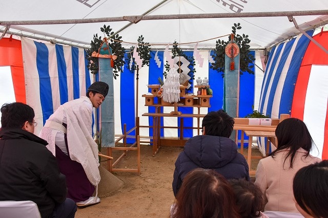 福岡県古賀市04　注文住宅建築現場リポート①　～地鎮祭～