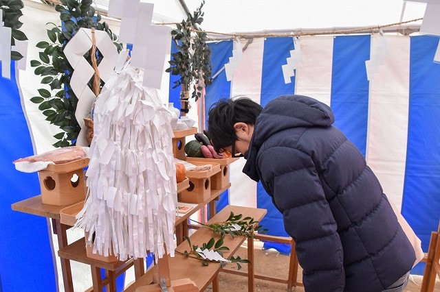 福岡県古賀市04　注文住宅建築現場リポート①　～地鎮祭～