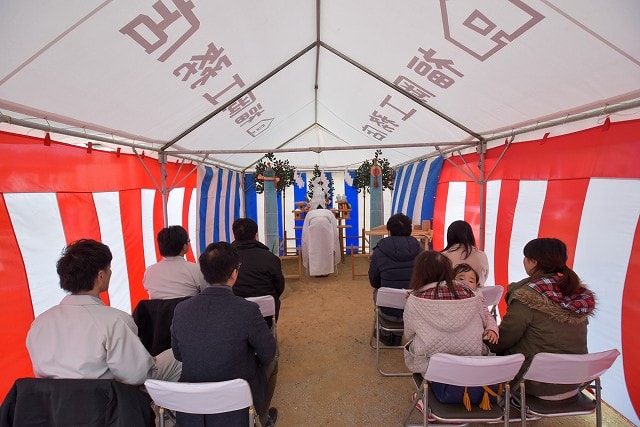 福岡県古賀市04　注文住宅建築現場リポート①　～地鎮祭～