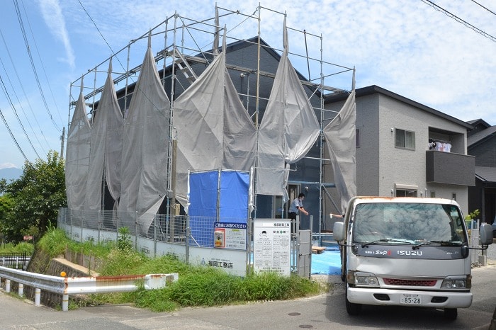 福岡県大野城市02　注文住宅建築現場リポート⑨