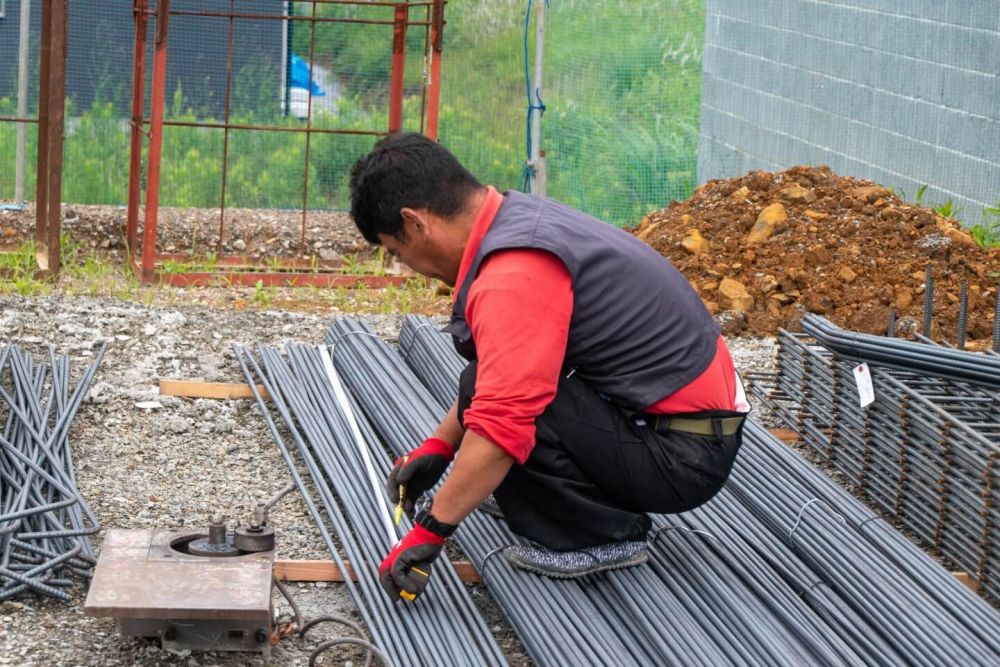 「糟屋郡久山町01」注文住宅現場リポート④【基礎工事】【配筋】