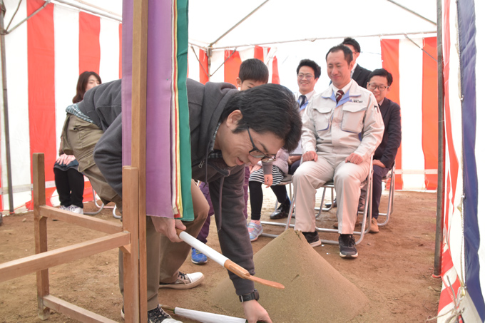 「福岡市南区的場02」注文住宅現場リポート①【地鎮祭】