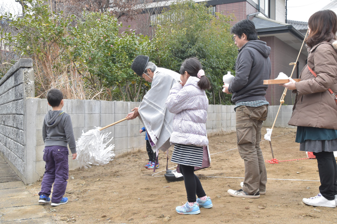 「福岡市南区的場02」注文住宅現場リポート①【地鎮祭】