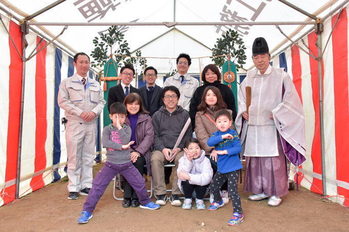 「福岡市南区的場02」注文住宅現場リポート①【地鎮祭】
