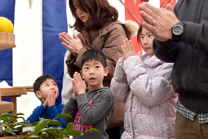 福岡市南区的場02　注文住宅建築現場リポート①　～地鎮祭～