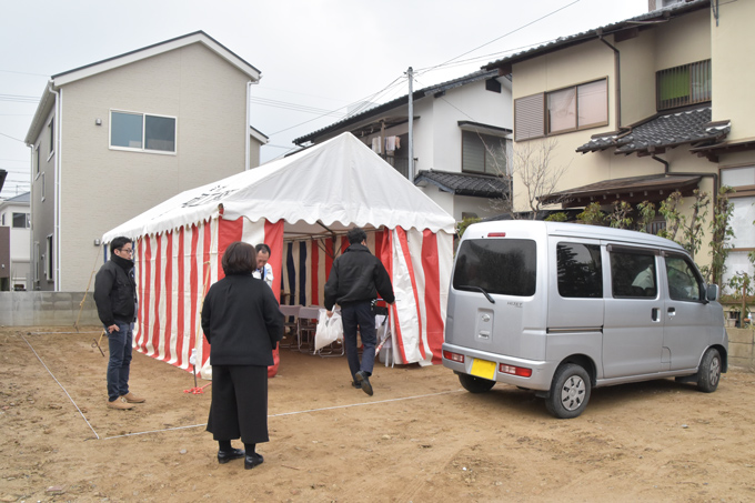 「福岡市南区的場02」注文住宅現場リポート①【地鎮祭】