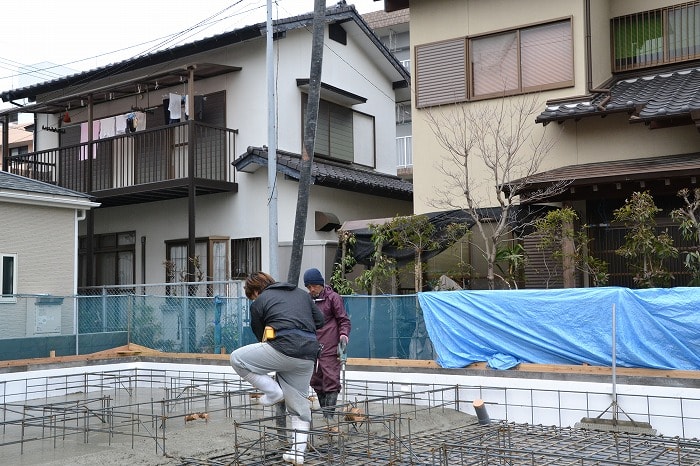 福岡市南区的場02　注文住宅建築現場リポート③