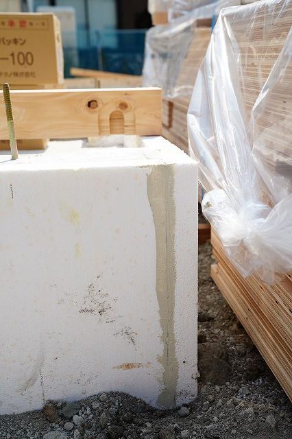 「福岡市早良区曙01」注文住宅現場リポート③【木工事】【土台敷き】
