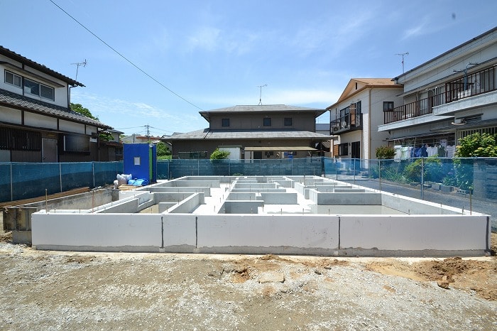 「宗像市田熊01」注文住宅現場リポート③【基礎工事】【立ち上がりコン】