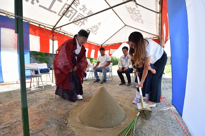 福岡県宗像市02　注文住宅建築現場リポート①　～地鎮祭～