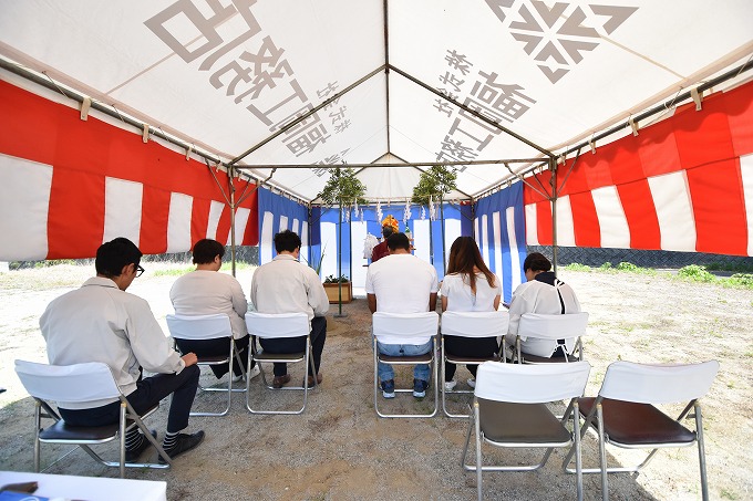 「宗像市02」注文住宅現場リポート①【地鎮祭】