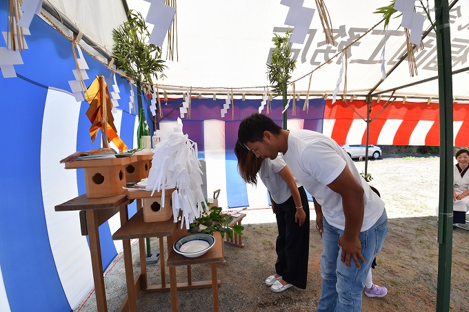 「宗像市02」注文住宅現場リポート①【地鎮祭】