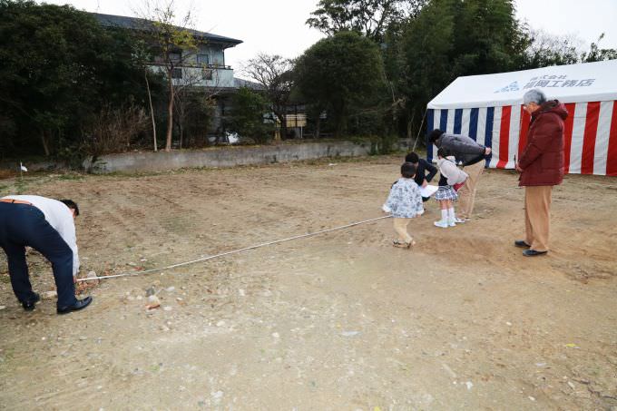 福岡市西区飯盛01　注文住宅建築現場リポート①　～地鎮祭～