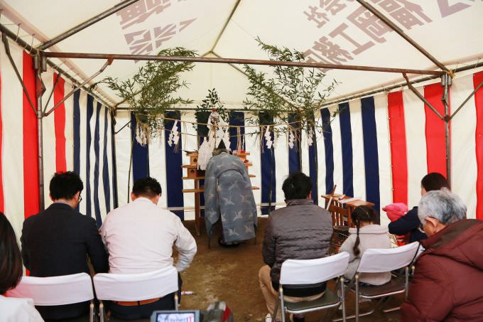 「福岡市西区飯盛01」注文住宅現場リポート①【地鎮祭】