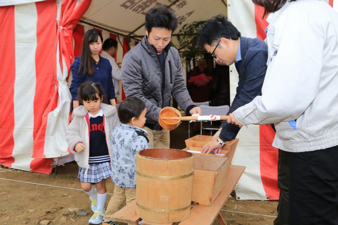 福岡市西区飯盛01　注文住宅建築現場リポート①　～地鎮祭～