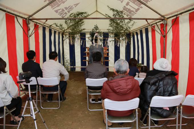 福岡市西区飯盛01　注文住宅建築現場リポート①　～地鎮祭～