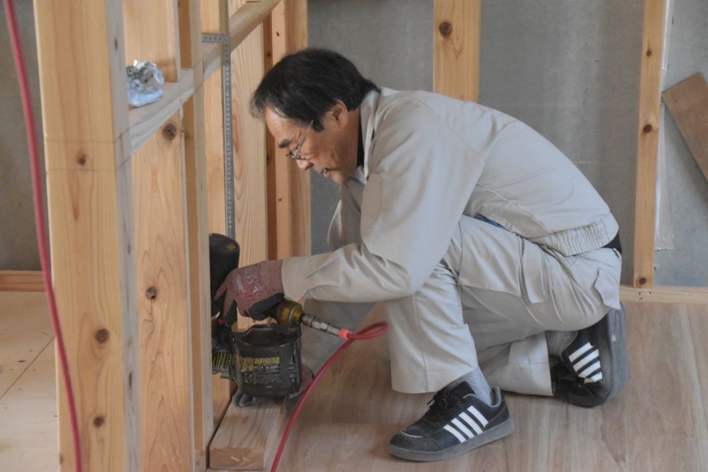 「福岡市早良区飯倉01」注文住宅現場リポート④【木工事】【下地】
