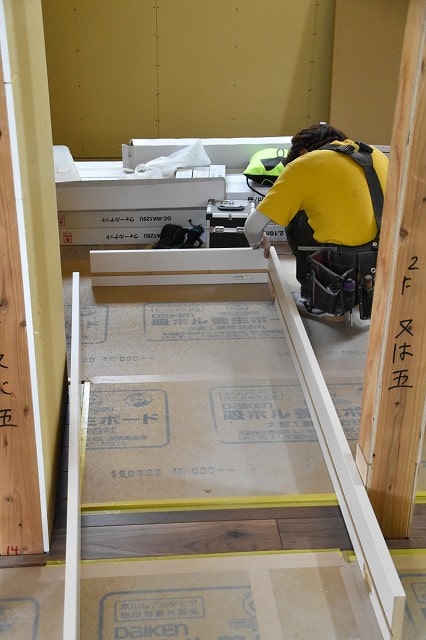 「福岡市早良区曙01」注文住宅現場リポート⑧【木工事】【建具】