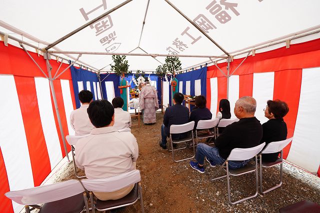 福岡市西区03　注文住宅建築現場リポート①　～地鎮祭～