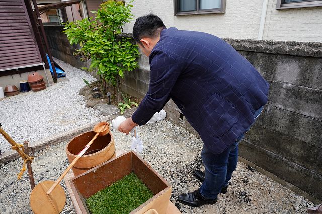 福岡市西区03　注文住宅建築現場リポート①　～地鎮祭～