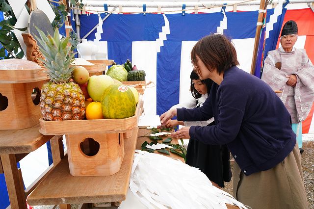 福岡市西区03　注文住宅建築現場リポート①　～地鎮祭～