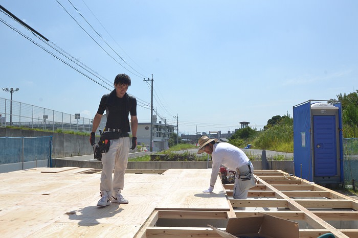 福岡市南区花畑02　注文住宅建築現場リポート⑤