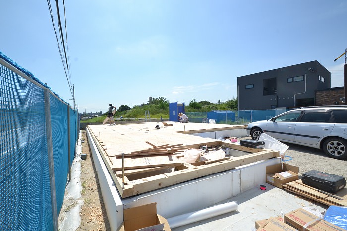 「福岡市南区花畑02」注文住宅現場リポート⑤【木工事】【土台敷き】