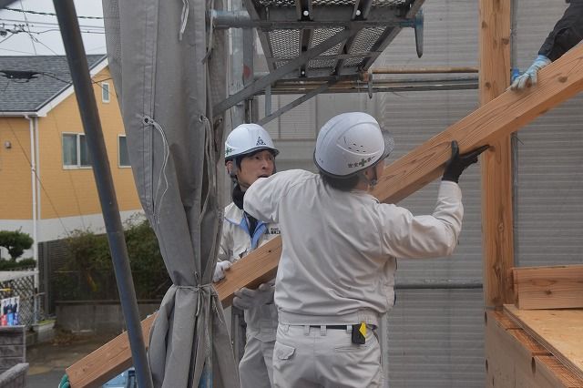 福岡市南区14　注文住宅建築現場リポート⑤　～上棟式～