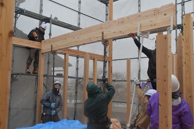 福岡市南区14　注文住宅建築現場リポート⑤　～上棟式～