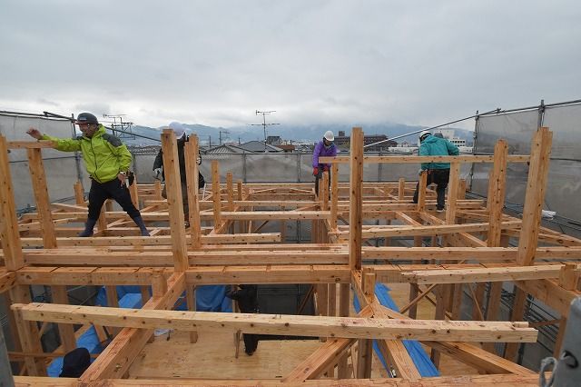 福岡市南区14　注文住宅建築現場リポート⑤　～上棟式～