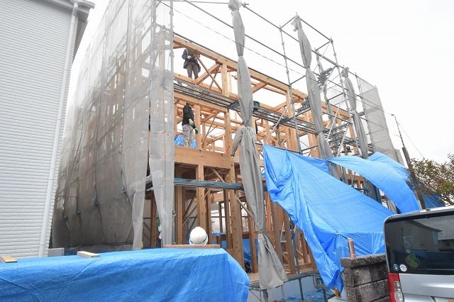 「福岡市南区14」注文住宅現場リポート⑤【上棟式】