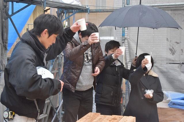 「福岡市南区14」注文住宅現場リポート⑤【上棟式】