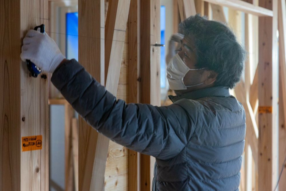 「福岡市南区市崎01」注文住宅現場リポート⑤【木工事】【下地】