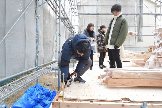 福岡県太宰府市青葉台01　注文住宅建築現場リポート⑥　～上棟式～