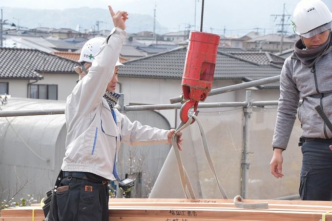 福岡県太宰府市青葉台01　注文住宅建築現場リポート⑥　～上棟式～