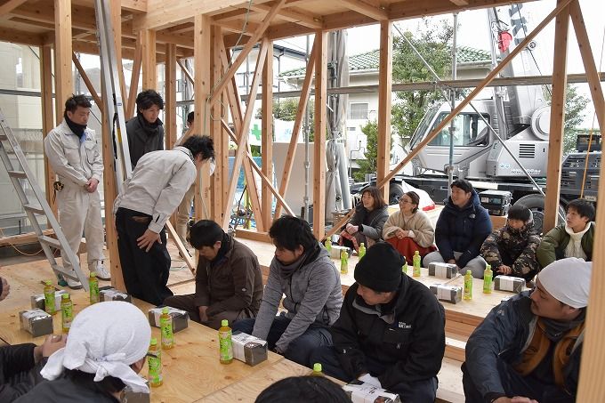 「太宰府市青葉台01」注文住宅現場リポート⑥【上棟式】