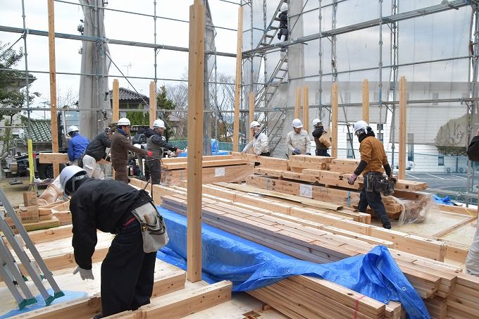 「太宰府市青葉台01」注文住宅現場リポート⑥【上棟式】
