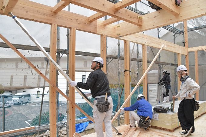 「太宰府市青葉台01」注文住宅現場リポート⑥【上棟式】