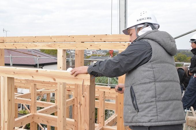 「太宰府市青葉台01」注文住宅現場リポート⑥【上棟式】
