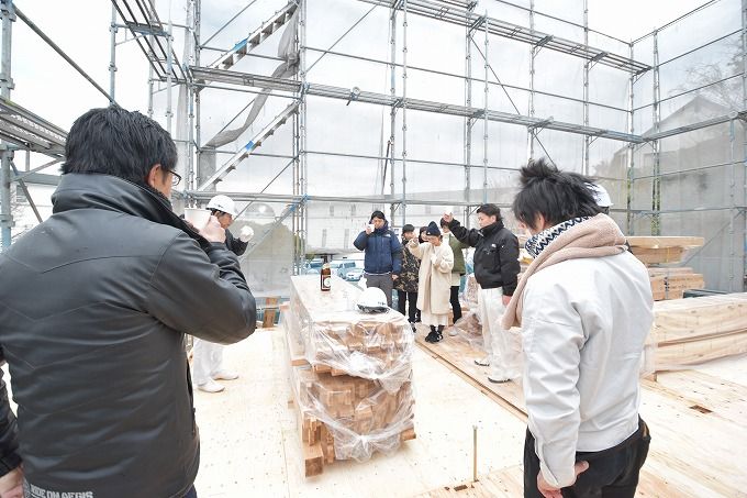 「太宰府市青葉台01」注文住宅現場リポート⑥【上棟式】