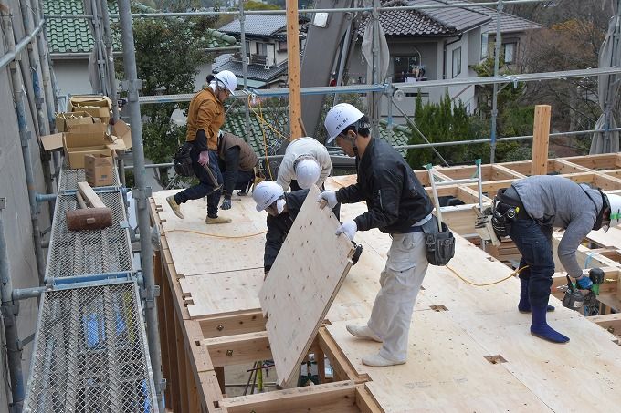 「太宰府市青葉台01」注文住宅現場リポート⑥【上棟式】
