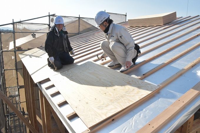 福岡県太宰府市青葉台01　注文住宅建築現場リポート⑥　～上棟式～