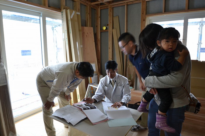 福岡県糟屋郡宇美町01　注文住宅建築現場リポート⑧