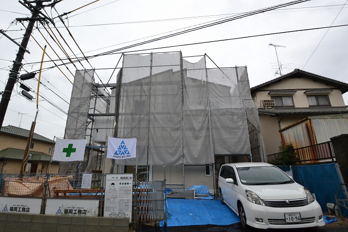 福岡県糟屋郡宇美町01　注文住宅建築現場リポート⑧