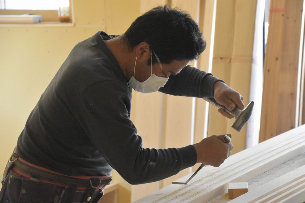「福岡市南区17」注文住宅現場リポート⑨【タイル工事】【タイル】