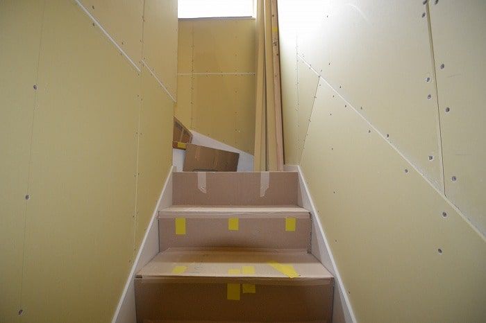 「福岡市中央区02」注文住宅現場リポート⑩【木工事】【階段】