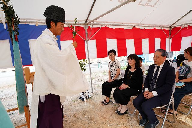 福岡市城南区03　注文住宅建築現場リポート①　～地鎮祭～