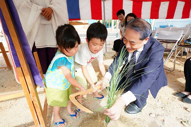 福岡市城南区03　注文住宅建築現場リポート①　～地鎮祭～